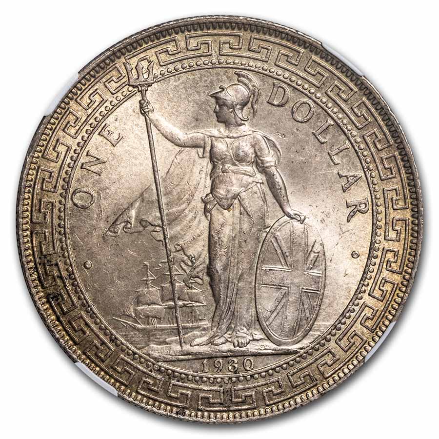 1930-B Great Britain Trade Dollar MS-64 NGC | eBay